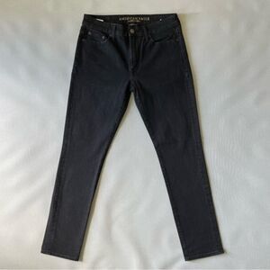 American Eagle New Extreme Flex 4 Black Slim Denim Jeans Men’s Size 30x30